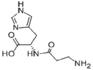 L-Carnosine Chemical formula